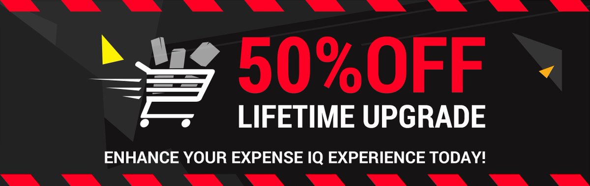 Yes, it's that time of the year again. Get 50% off Expense IQ's lifetime edition thanks to #BlackFriday #sales #appdiscount #appsales bit.ly/eiqblackfri