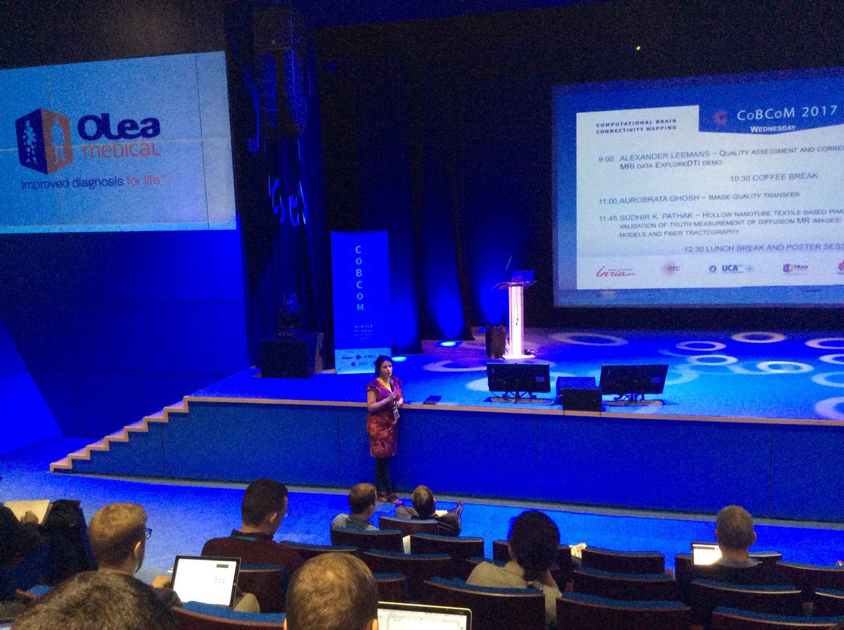 AgnesCortell's tweet photo. Ragini Verna introducing @Alex_Leemans #Cobcom2017 « Probably the most important talk of CoBCoM » https://t.co/c32Yo4W1v7
