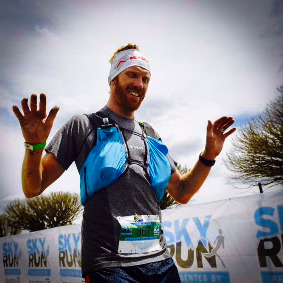 MorganPiek's tweet photo. The @PureAdventures #SkyRun2017 lite champion @ajcalitz reflects on winning the 65km #MountainRun after suffering a severe stroke in April this year. He also assures us that he will be back for the 100km in 2018 https://t.co/LBdNwvdTkF #Hellofarace https://t.co/vTjIcr5gtt