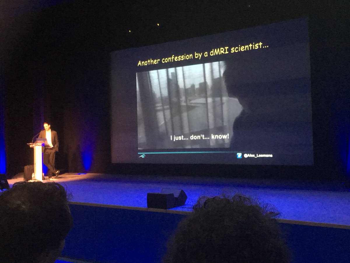 MaxChamb's tweet photo. Mysterious dMRI scientist appears in @Alex_Leemans talk. Poor guy, he seemed very puzzled with artefacts correction. @Dee_Kay_Jay #cobcom2017 https://t.co/vtDVEAzt24