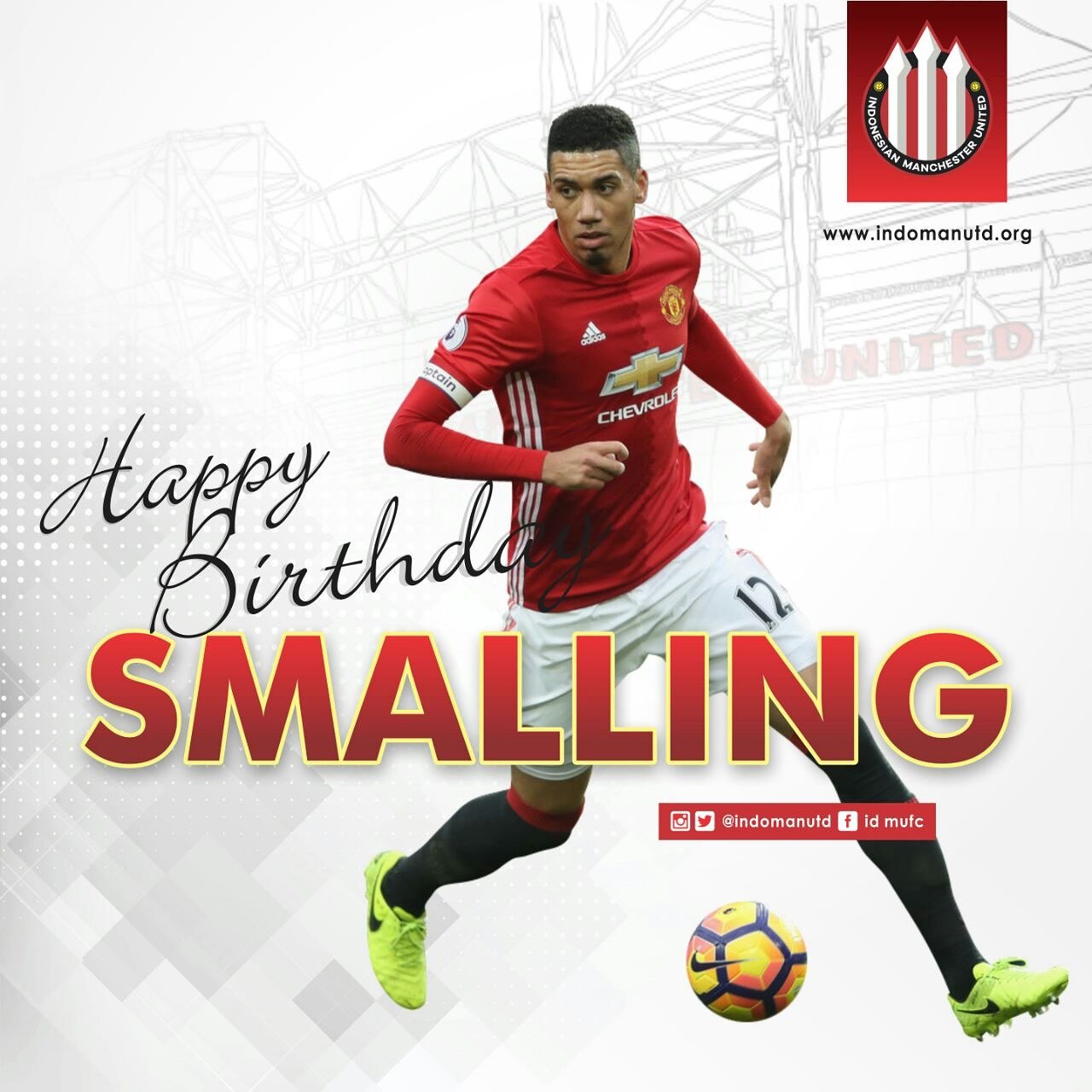 Happy Birthday Chris Smalling.   