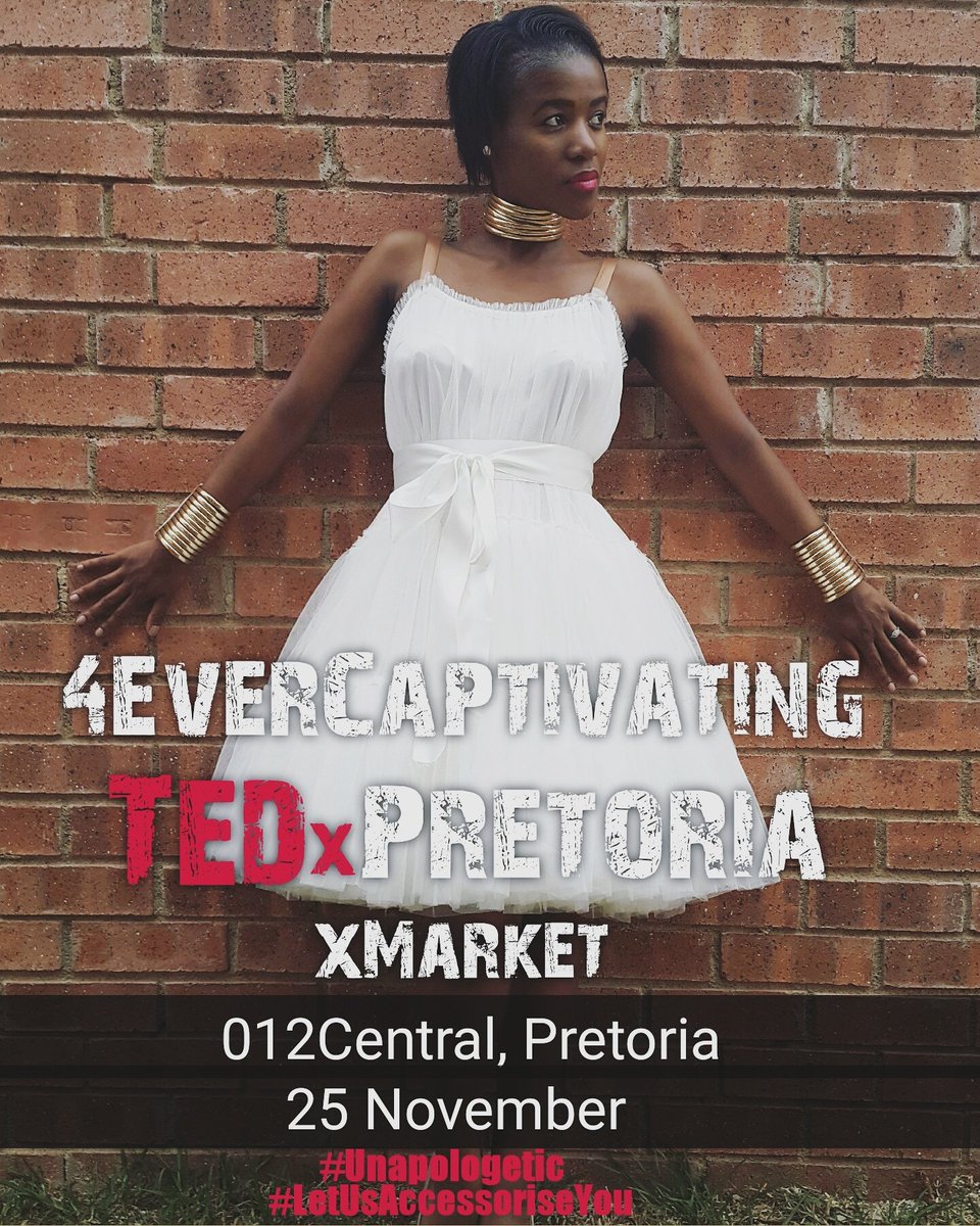 4EvaCaptivating's tweet photo. Catch us this Saturday at TEDxPretoria xMarket, 012Central in Pretoria. @TedxPretoria 

#4EverCaptivating #xMarket #Unapologetic #IdeasWorthSpreading #TEDxPretoria #LetUsColourYourWorld #LetUsAccessoriseYou #TEDxEvents #TEDx #TED https://t.co/8iQiBLOD7s