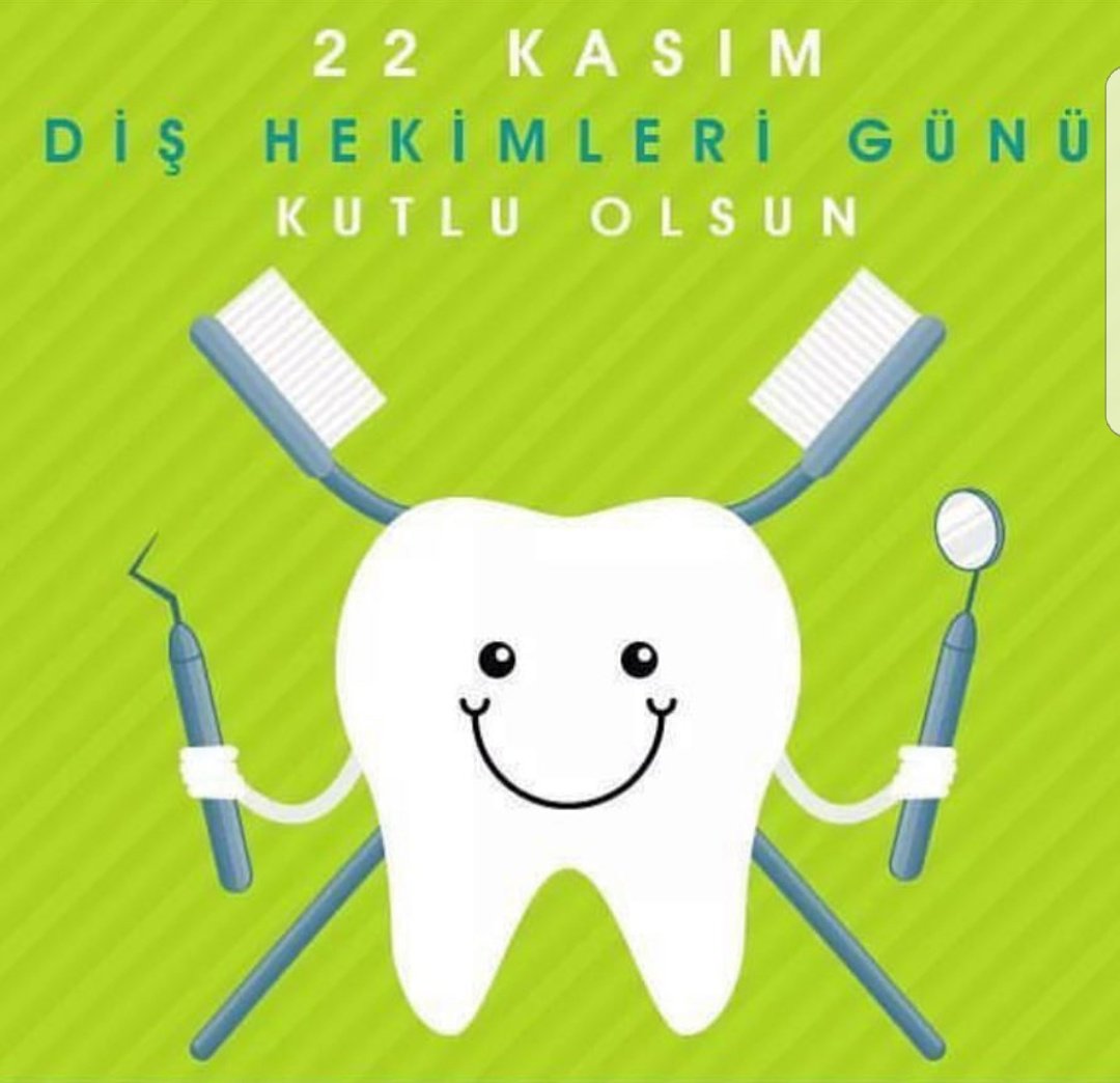 Tüm diş hekimlerinin 22 Kasım Dünya Diş Hekimliği Günü ve Ağız Diş Sağlığı haftası kutlu olsun 😊