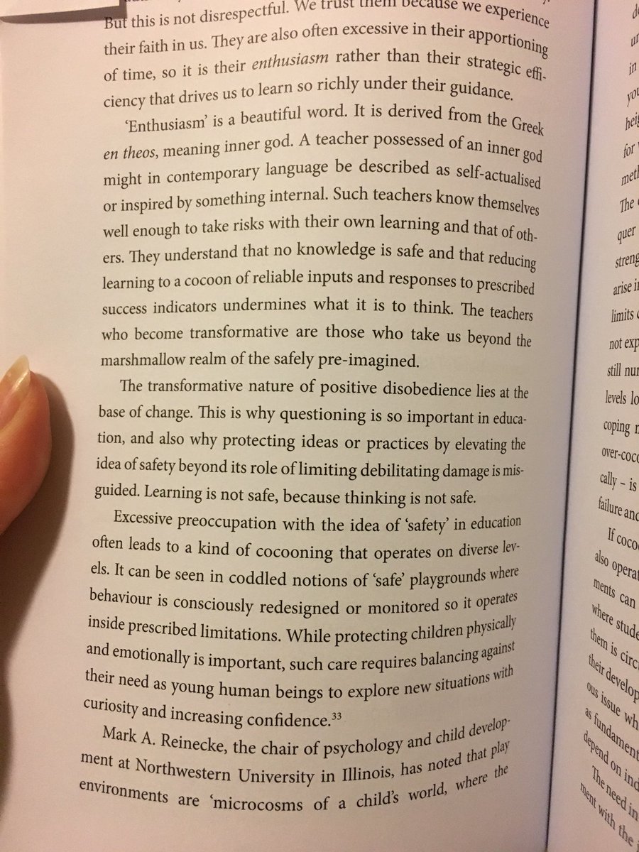 melisake's tweet photo. This was very affirming to read tonight after challenging my dept. to think about the way we are teaching, what our kids are learning  &amp; how we are delivering assessment this morning :) #disobedientteaching  #welbyings https://t.co/mTG4SRGWJc