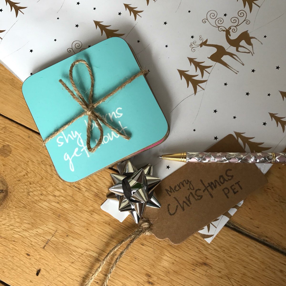 The perfect stocking fillers! Geordie coasters! #shoplocal