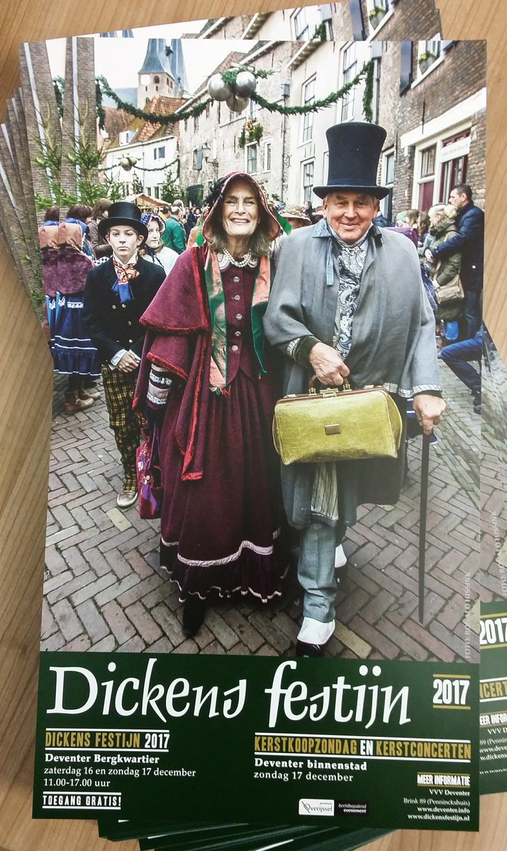 Het affiche voor het Dickens Festijn 2017 is binnen!