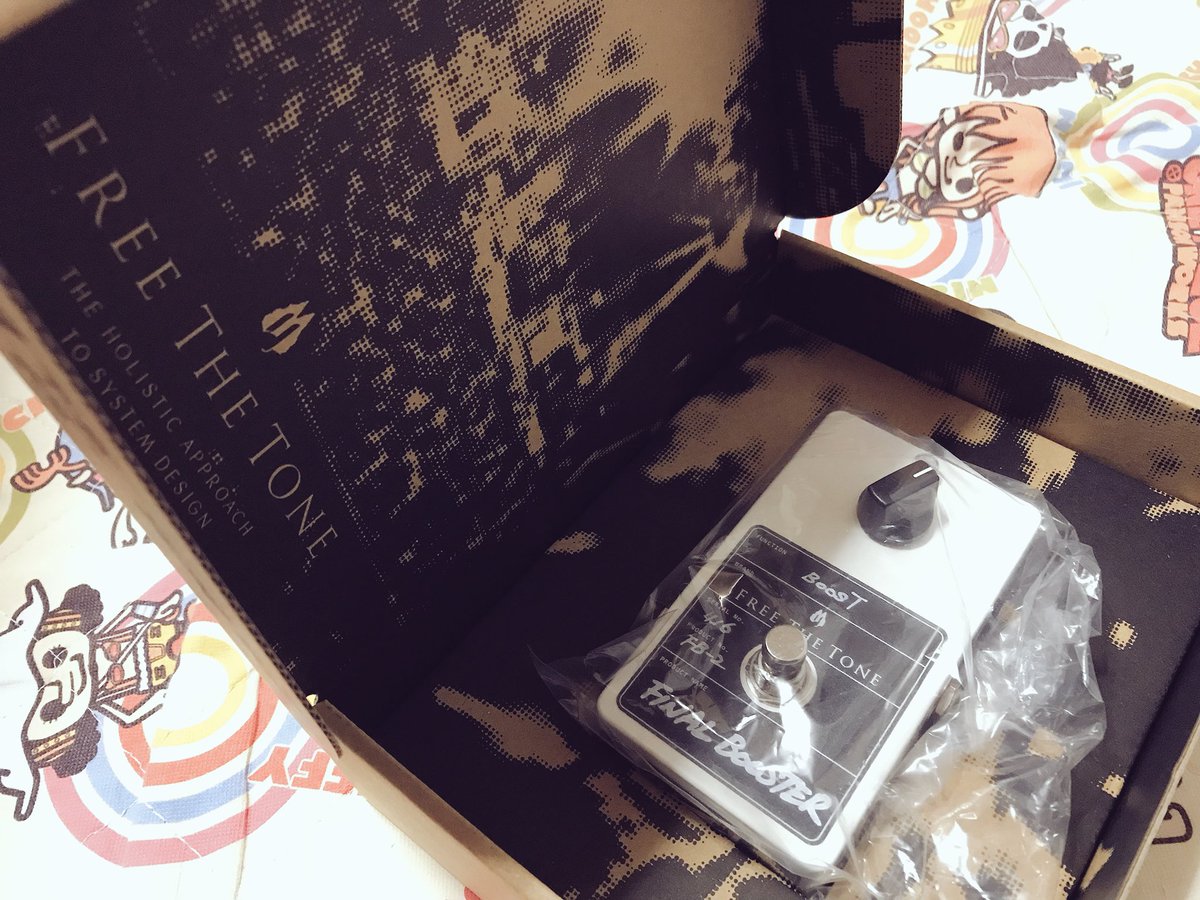 yusukebump0615's tweet photo. My new gear✨
FREE THE TONE FB-2
FINAL BOOSTER
効果は何の変哲も無いboosterですが、音のハリが増したような、高級な音になったような印象です✨
それより何より、文字が林さんの手書きって言うところがもうニヤニヤしちゃいますね〜😝
#FREETHETONE #フリーザトーン #FINALBOOSTER #FB2 https://t.co/C9bx8dCLB2