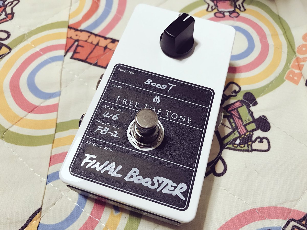 yusukebump0615's tweet photo. My new gear✨
FREE THE TONE FB-2
FINAL BOOSTER
効果は何の変哲も無いboosterですが、音のハリが増したような、高級な音になったような印象です✨
それより何より、文字が林さんの手書きって言うところがもうニヤニヤしちゃいますね〜😝
#FREETHETONE #フリーザトーン #FINALBOOSTER #FB2 https://t.co/C9bx8dCLB2