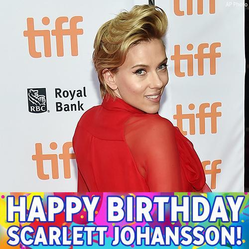 Happy Birthday, Scarlett Johansson! 