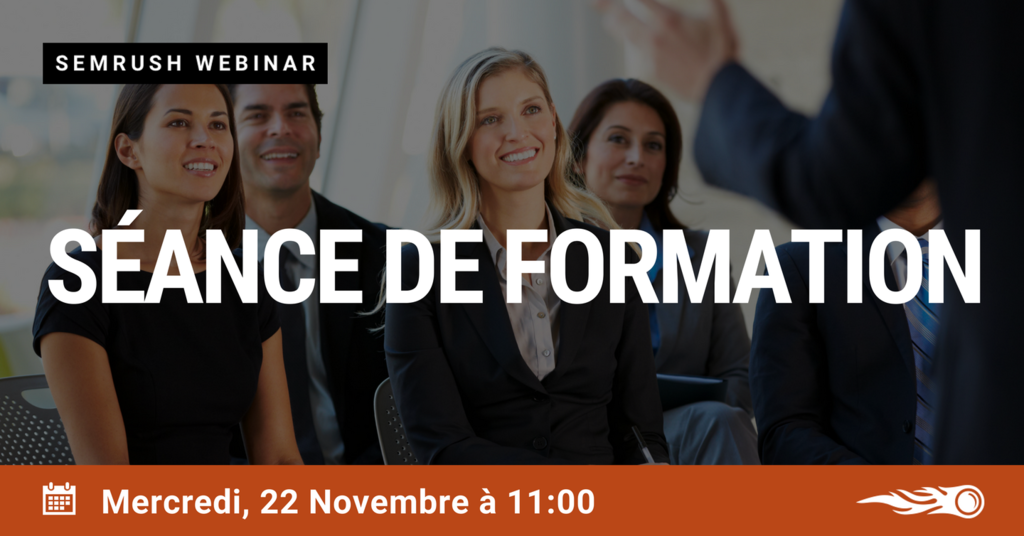 semrush_fr's tweet photo. Dans 1 heure ! 22 Novembre à 11:00 🙌
#SEMrush Séance de Formation
Pour en savoir plus sur nos outils 👇
Inscription 👉 https://t.co/tScNmU8TRh #SEO #WebMarketing #MarketingDigital #SEOtools #SEMrushtools https://t.co/TUhc9tWgbr