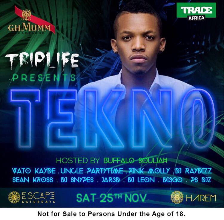 Joodie_Leeuw's tweet photo. We also have the ladies MCM @alhajitekno out @Harem_sa this Saturday ππ #EscapeSaturdays https://t.co/XYV3sCyNt2