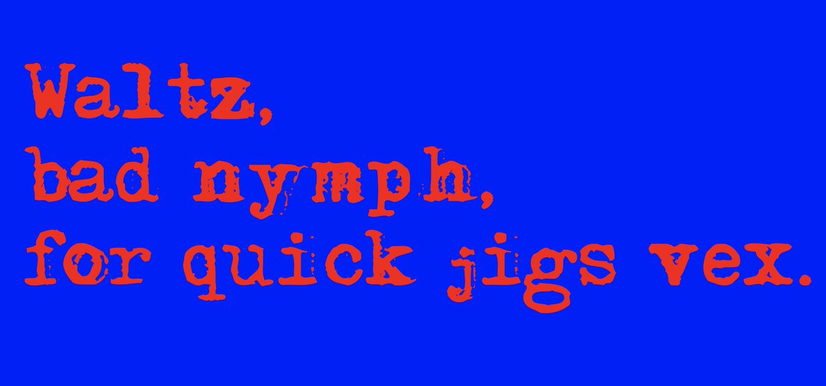 IanDurneen's tweet image. My two favourite Holalphabetic/Pangram sentences, good for font cruising... #Pangrams #Holalphabetic #Sentences