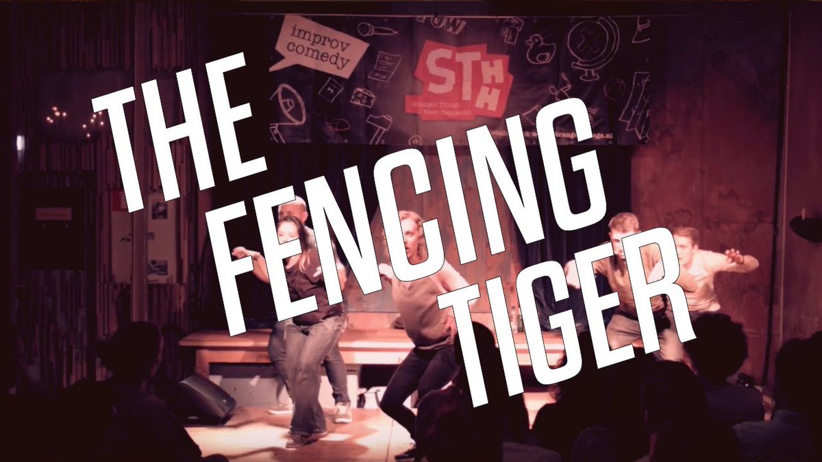 A tiger goes in search of a hobby. youtu.be/UWcQdtwl5Nc #improv #comedy #sthh #groningen