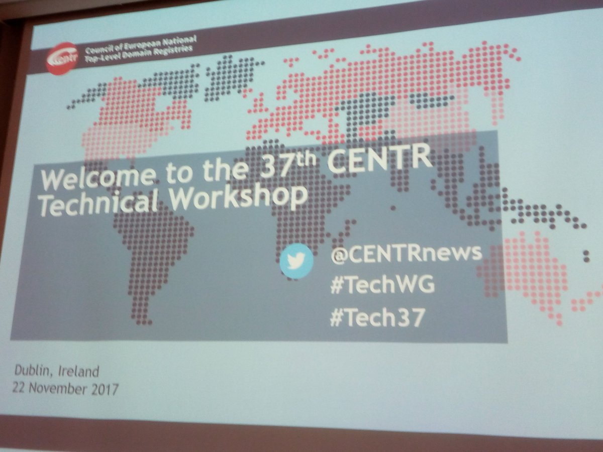dot_ie's tweet photo. We welcome the 37th CENTR technical workshop which just kicked off here in Dublin #TechWG #Tech37 https://t.co/5vipKObMv4