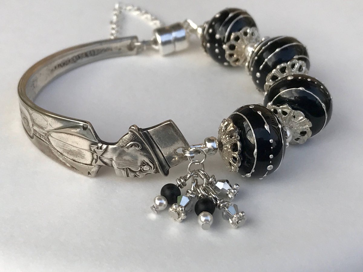 HobbsKelly's tweet photo. Unique items await you in my #etsy shop: Handcrafted Vintage Charlie McCarthy Spoon Bracelet  https://t.co/2PzpYcWvze https://t.co/w9badUKcvz