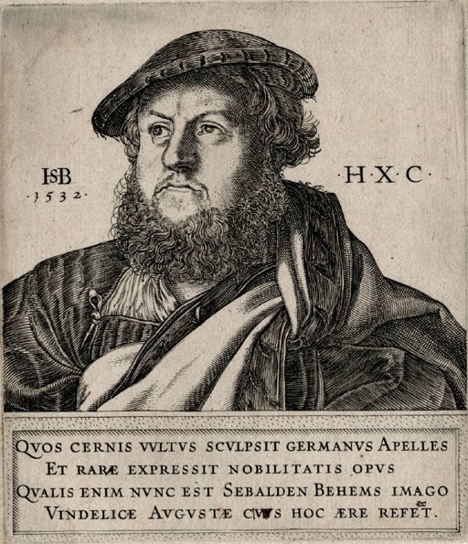 ColeccionMMoret's tweet photo. #HansSebaldBeham died  #onthisday in 1550. He is one of the capital artists in the Mariano Moret Collection.
Hans Sebald Beham (after  Jacob Binck). Portrait of Hans Sebald Beham. Engraving, 1532 #BritishMuseum https://t.co/o07LsHNrMu