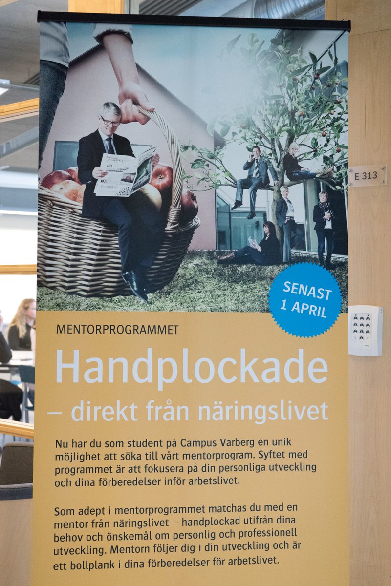 CampusVarberg's tweet photo. Idag hålls en utbildningsdag för mentorerna i mentorprogrammet på Campus @CampusVarberg. Mentorns huvudsakliga roll är att följa adepten i sin utveckling och är även ett bollplank för adeptens framtida förberedelser i arbetslivet. #utbildning #mentorprogrammet https://t.co/i0WMZvuqas