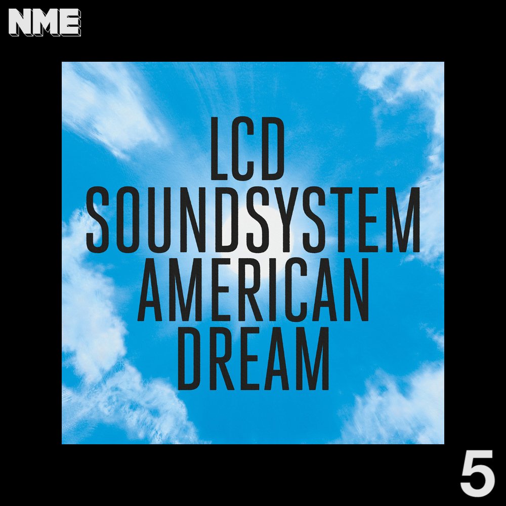 NME's tweet photo. NME ALBUMS OF THE YEAR 2017 COUNTDOWN

5⃣
@LCDSoundsystem
‘American Dream’

Best track: ‘how do you sleep?’
Verdict: “Everything you could want from an LCD Soundsystem album.”
#NMEAlbumsOfTheYear17

Read the NME review >>> https://t.co/ILNYtlUf6o https://t.co/SfWVzxVstW