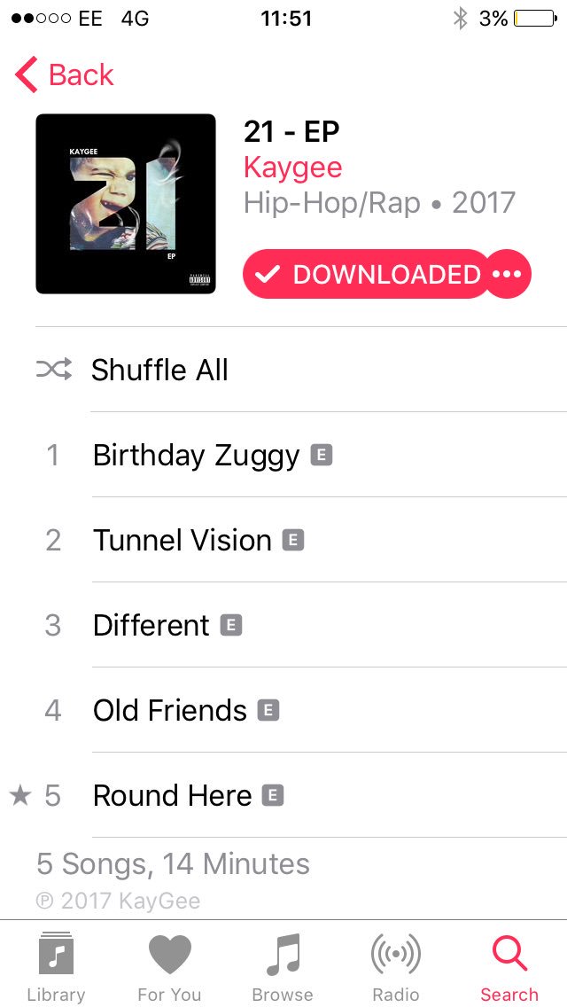 KayGeeSnazz's tweet photo. THE 21 EP IS NOW FULLY AVAILABLE AS THE WHOLE ALBUM ON ITUNES AND APPLE MUSIC CHECK THE LINK TO FIND IT ON ALL MPLATFORMS🔛🔝🌎 PLEASE EITHER STREAM/DOWNLOAD FOR FREE AS MUCH AS POSSIBLE OR IT IS AVAILABLE TO PURCHASE 🙏🏽🙏🏽🙏🏽

https://t.co/EeKQVw2h32 https://t.co/BGZI3UNgi9