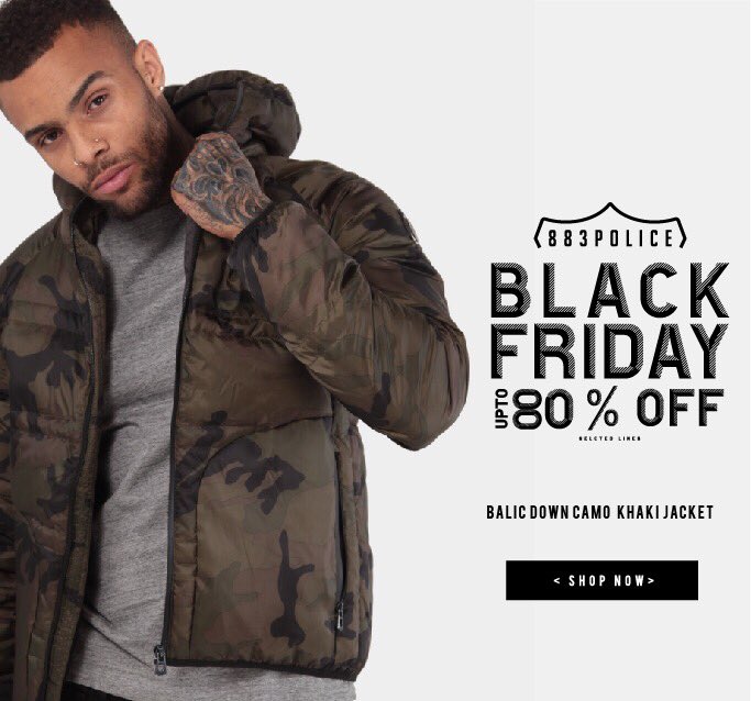 883Police's tweet photo. THE #883POLICE BLACK FRIDAY SALES STARTS TODAY! ⚡️⚡️⚡️
https://t.co/JNt4ABR5kG
•
#BlackFridayFeeling #BlackFridayDeals #BlackFriday2017 #Sale #Fashion #MensFashion #MenStyle #DesignerMensWear #BlackFriday https://t.co/Qer3IuqxLL
