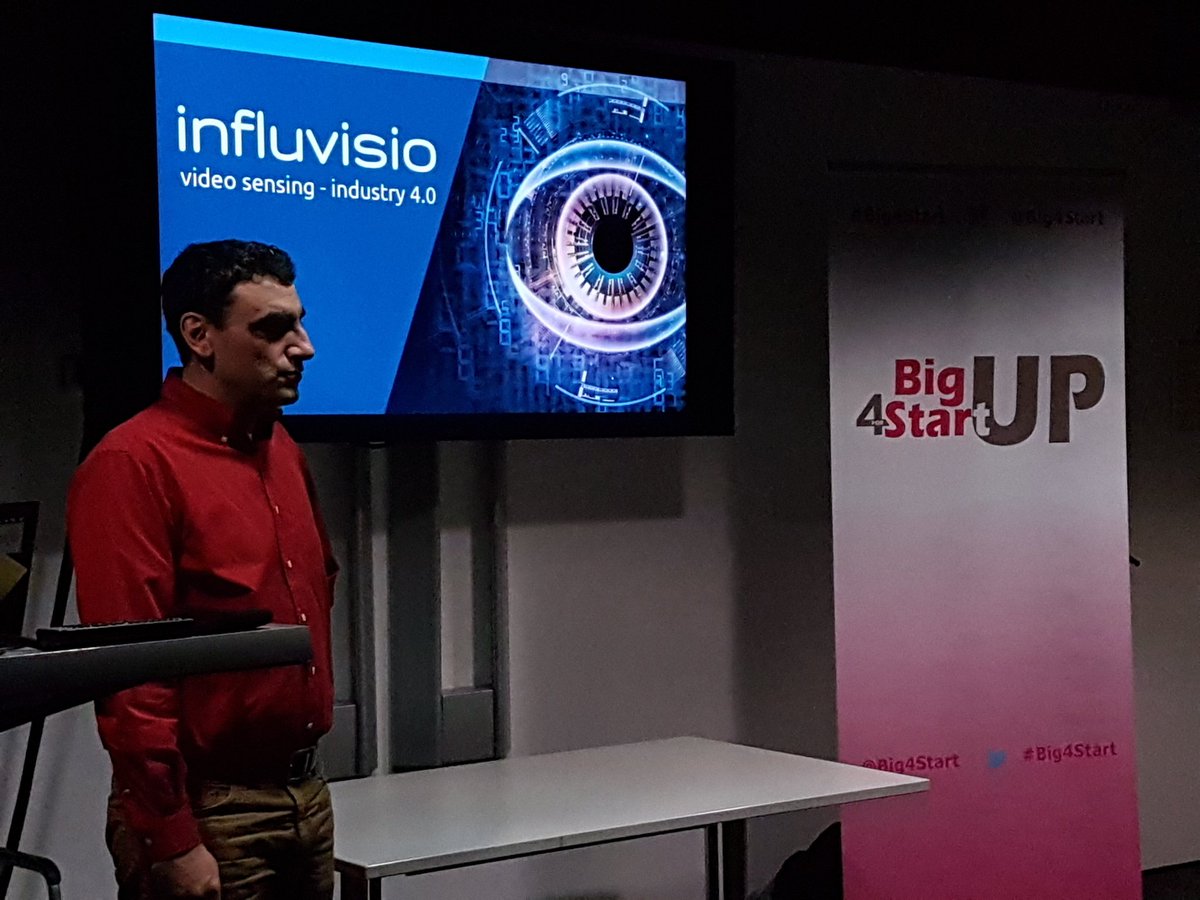 Big4Start's tweet photo. [En direct #Big4Start] #PITCH #startup INFLUVISIO capteur vidéo innovant @euratechnologie #InnovHDF https://t.co/dB3Vs2mO7j