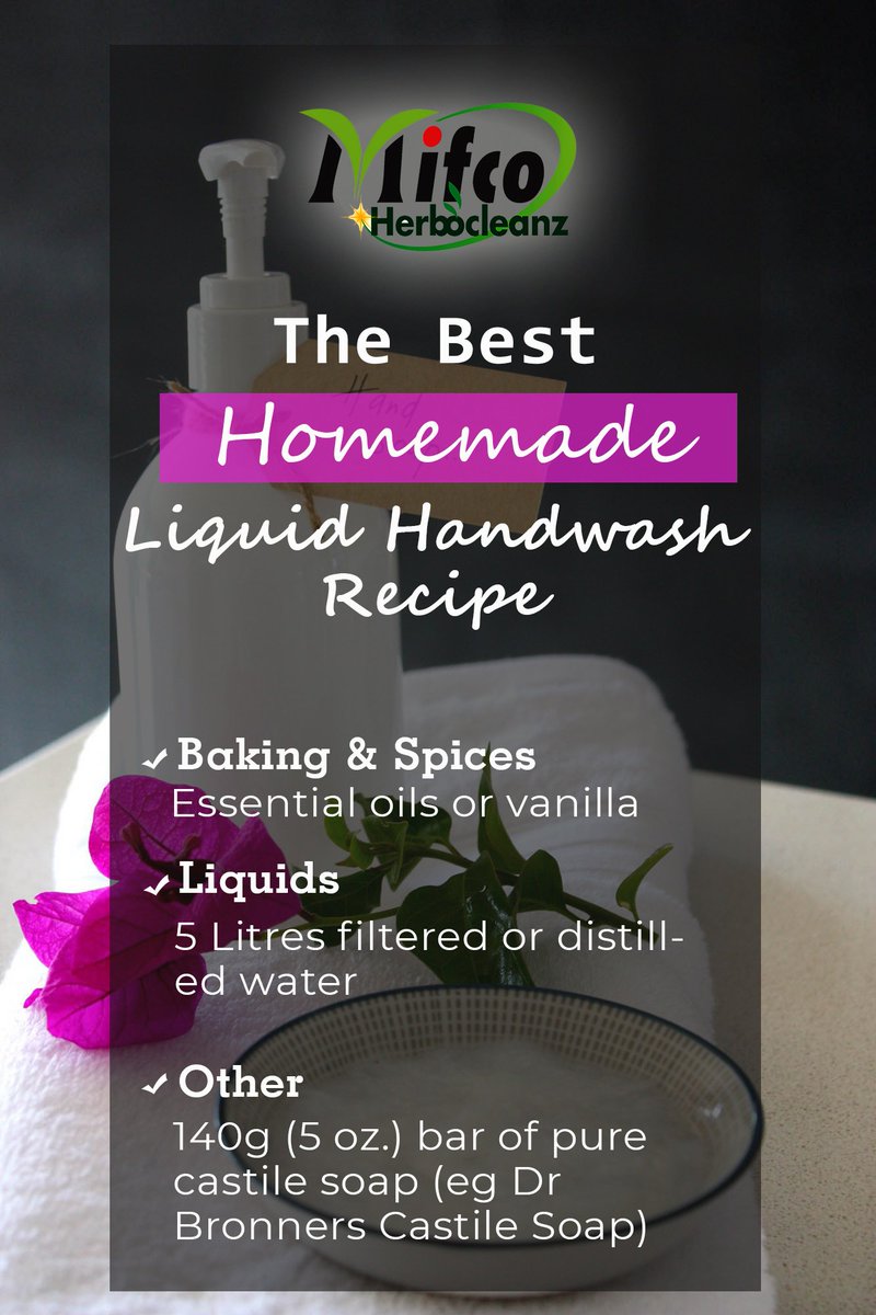 Mifcoherboclean's tweet photo. Fun Fact #1: Make Easy Homemade Hand Wash. 
#GoGreen #FunFacts @Mifcoherboclean 
#We_support_nature_care https://t.co/Iz1BPImgS9