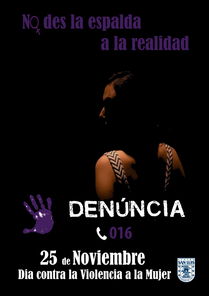 centro_sanluis's tweet photo. El alumnado de 2º Marketing y Publicidad ha desarrollado una campaña  contra la violencia de género que se celebra el 25N  @emakundEJGV @BeldurBarik , iremos publicando propuestas diariamente, también en https://t.co/qPpQM9F2bV. Primero la de Nerea García y Aitor Martinez https://t.co/074IQ5DcJi
