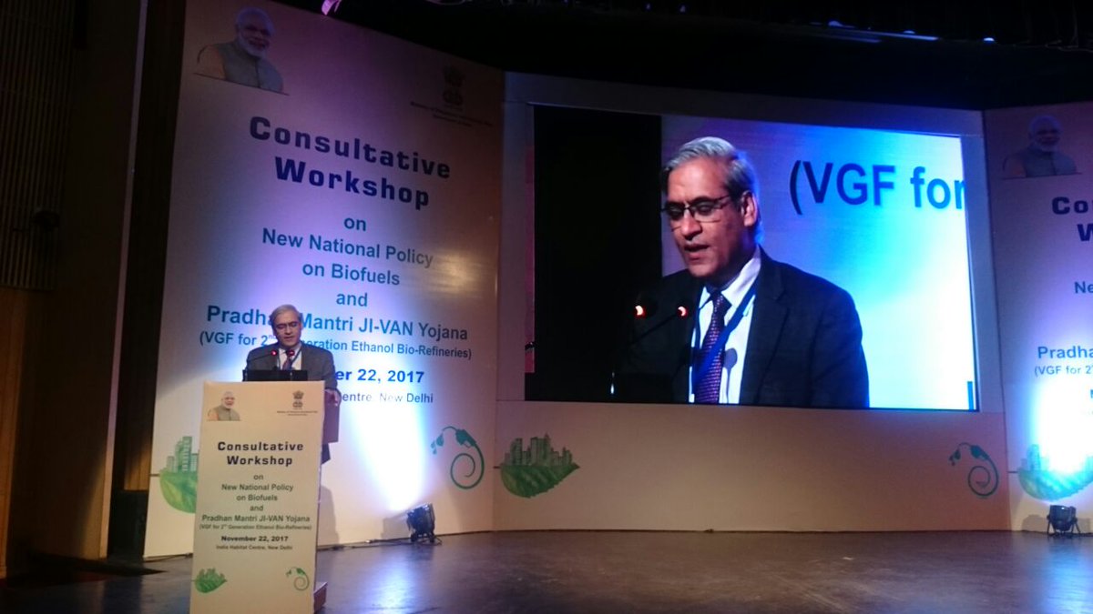 IndianOilcl's tweet photo. The demand of Biofuels is very high in India. We need to increase the production of the same in   India to reduce import dependency. https://t.co/mfjcdPC9VT