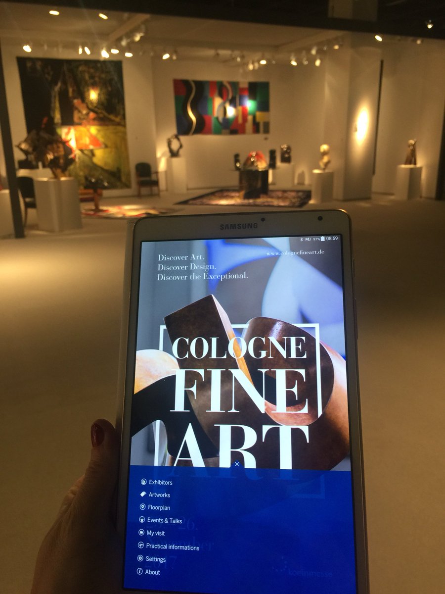 Planet_Intus's tweet photo. Happy to work with @MasterArtdotcom for the Cologne Fine Art mobile application ! A new experience for us with the #IndoorPostioningSystem ! https://t.co/lgHu5KsO7r