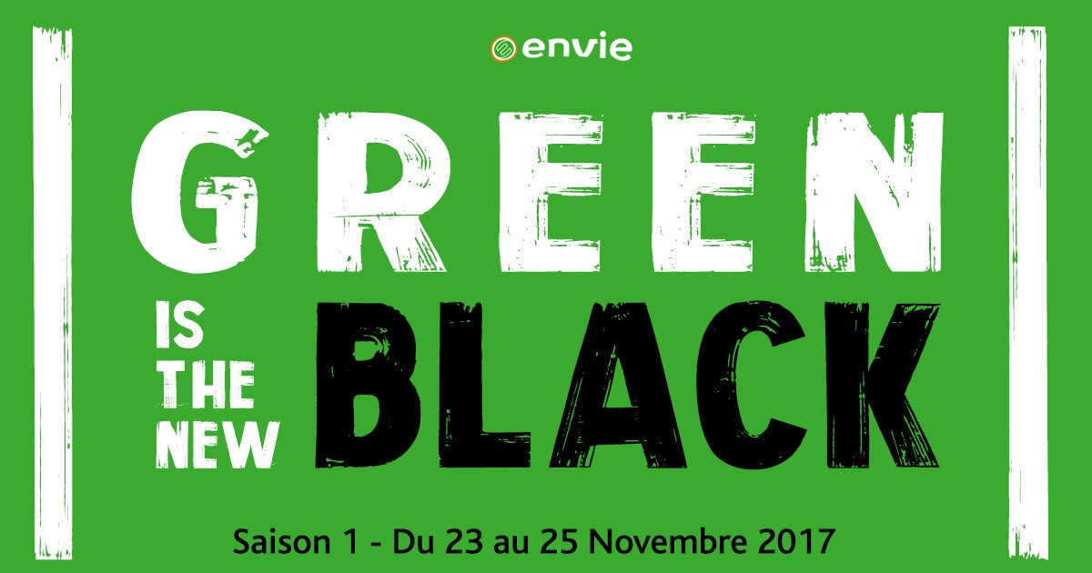 Envie_org's tweet photo. Libérez vous de la consommation inutile du Black Friday !
Passez au vert :-) #greenfriday #GreenistheNewBlack #gitnb https://t.co/HqBkWlwz6L