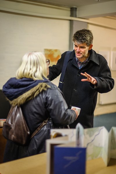 ingepanneels's tweet photo. contemporary artworks shown alongside #maps from @natlibscotmaps currently on show at Venue 50, Island Street #Galashiels as part of #MappingTheBorders exhibition, @BeingHumanFest - all images by @KPGPhotographer https://t.co/J12UkAV3qy