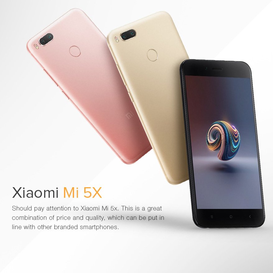 hellotronics's tweet photo. Xiaomi Mi 5x

The Highly anticipated Dual Lens camera smartphone from Xiaomi is now here 

Gold - https://t.co/YwlFHxYd9p  
Black - https://t.co/xtJFxpiRE5

Follow us on:
https://t.co/CudjBFJLAt 
https://t.co/GYe7d3kNbd 

#Hellotronics https://t.co/L7EgCIC5sU