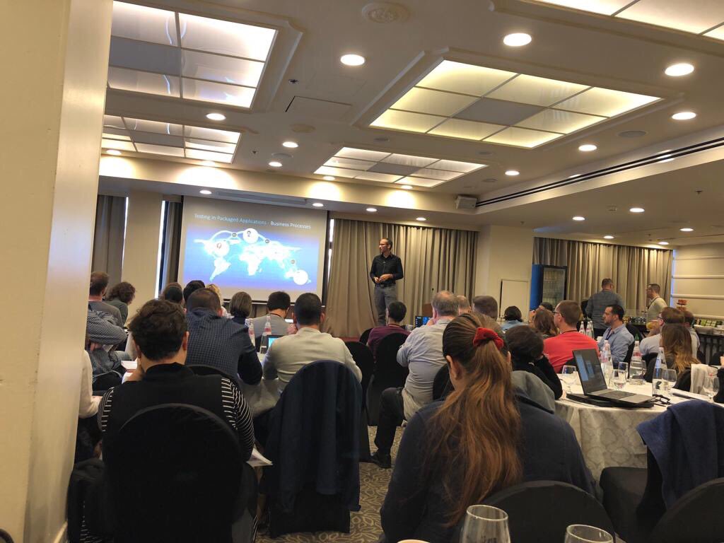 SergeLazimi's tweet photo. Presented How @panaya brings Business and IT convergence #TAS17 at Test Automation and Digital QA Summit by @testingmindcon https://t.co/MMjmUQMdO7