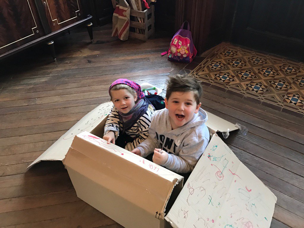 Christmas sorted - we just need more boxes! This one is a flying zombie hunting car?!?