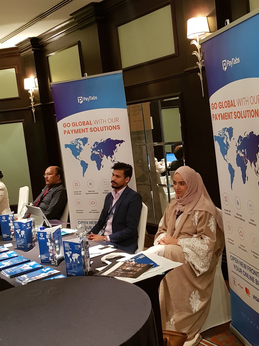 raiderabhi7's tweet photo. @RegTechMENA @PayTabs team at #REGTECHMENA bahrain. Its always good to be on the knowledge platform.
#Fintech https://t.co/uNPutYm1qC