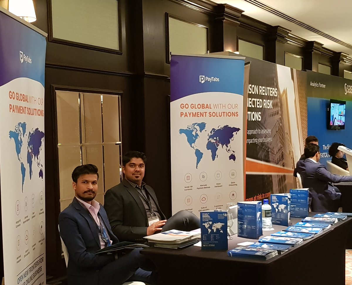 raiderabhi7's tweet photo. @RegTechMENA @PayTabs team at #REGTECHMENA bahrain. Its always good to be on the knowledge platform.
#Fintech https://t.co/uNPutYm1qC