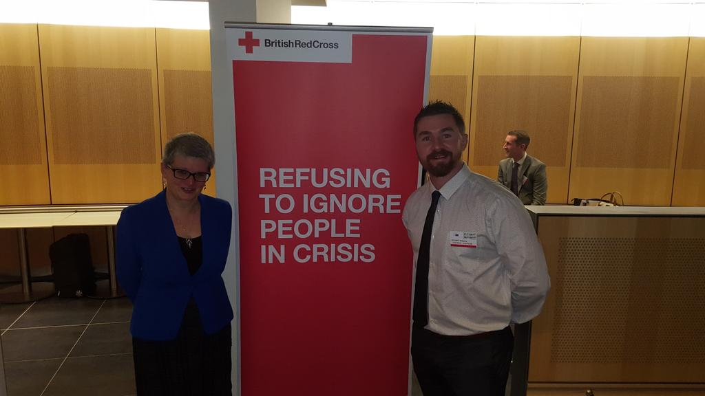 Trigger158's tweet image. Delighted to be representing the Red Cross at the European Parliament today and meeting Katrina Williams, UK's deputy ambassador to the EU #eushowcase #redcrossni