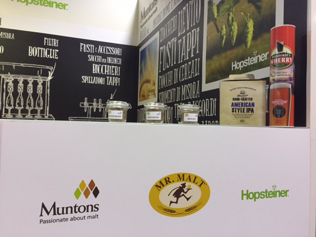 Welcome all to <a href="/CraftBeerItaly/">CRAFT BEER ITALY</a>. We look forward to speaking to you with our partners @mr_malt Stand No.B09 #craftbeer #homebrew #malt
