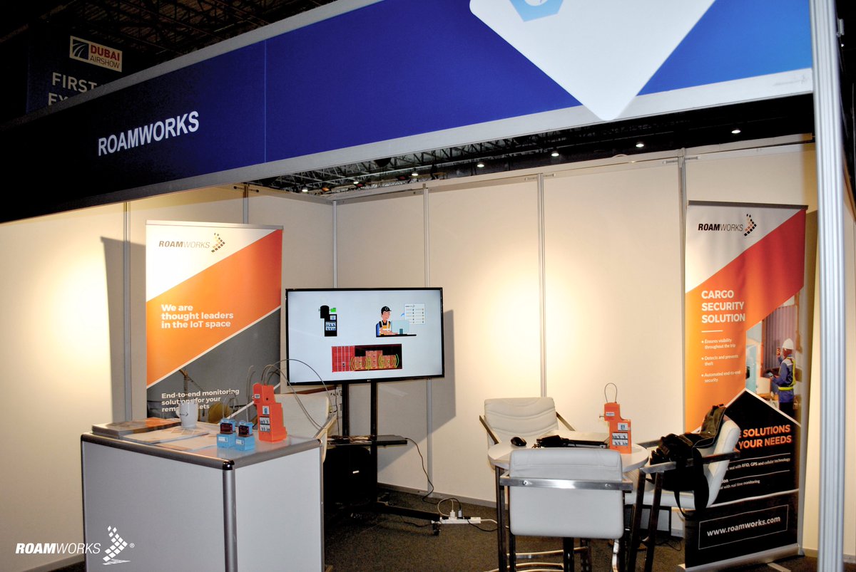 ROAMWORKS's tweet photo. @ROAMWORKS was a part of Dubai Airshow 2017. We demonstrated our Security Solution for Cargo carriers and government authorities.
Learn more about our solutions on https://t.co/Gl5NQmS2AC
#roamworks #DAS2017 #CargoSecuritySolution https://t.co/m0MU1bVxxY