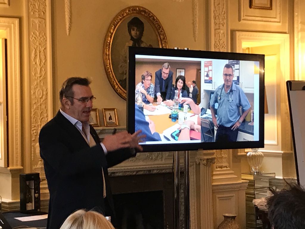 VetDynamics's tweet image. We had a great afternoon speaking to @centaurservices&apos; &quot;Community of Practice&quot; clients yesterday. @BoveyCastle was an incredible setting and we had a really engaged group. Here&apos;s a shot of Alan in action! #vetdynamics