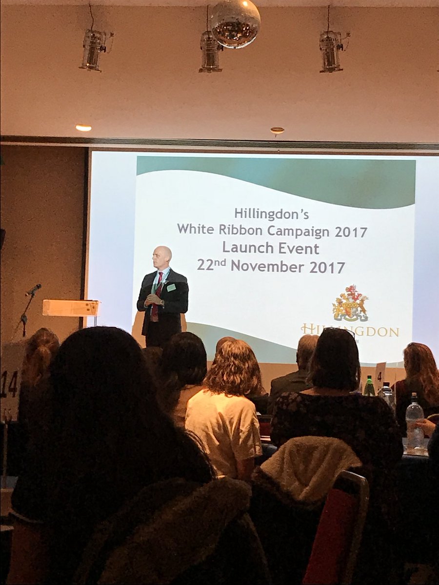 LBH white ribbon event #ending violence against women #LBH #Hillingdon