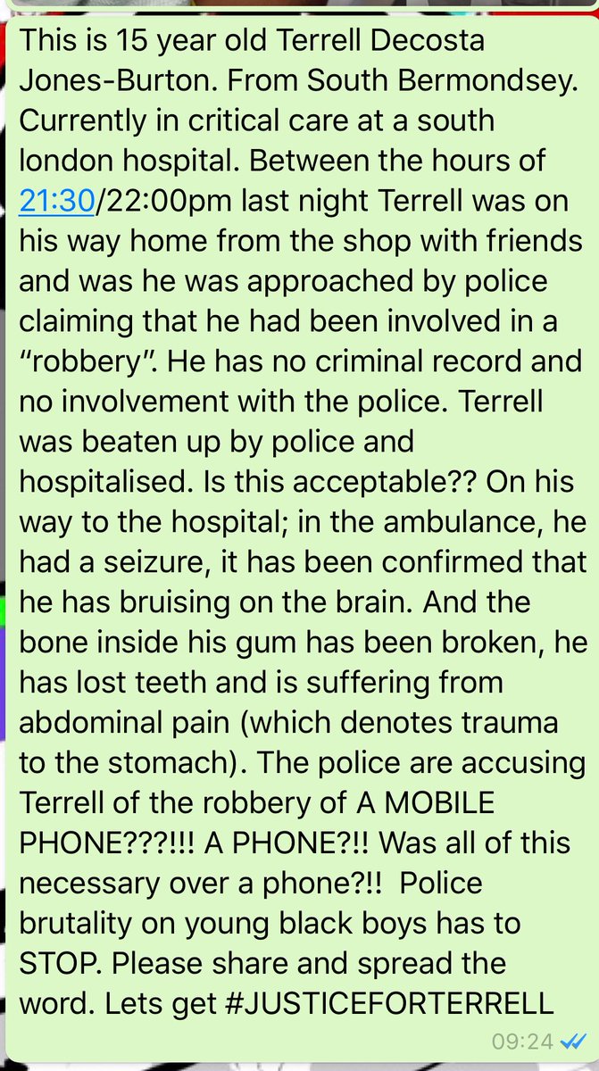 <a href="/BBCNews/">BBC News (UK)</a> #PoliceBrutality has to end NOW. #JusticeForTerrell