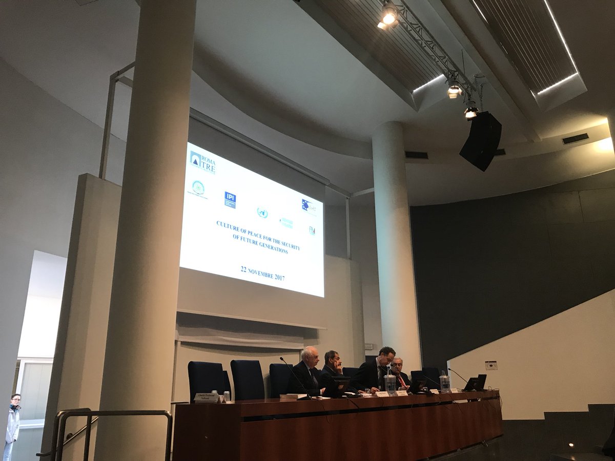 Una Cattedra per la #Pace. Presentazione in Aula Magna del Rettorato. Conferenza promossa dalla Al-Babtain Cultural Foundation in collaborazione con il Centro di eccellenza Altiero Spinelli di #RomaTre

#eventi #uniroma3