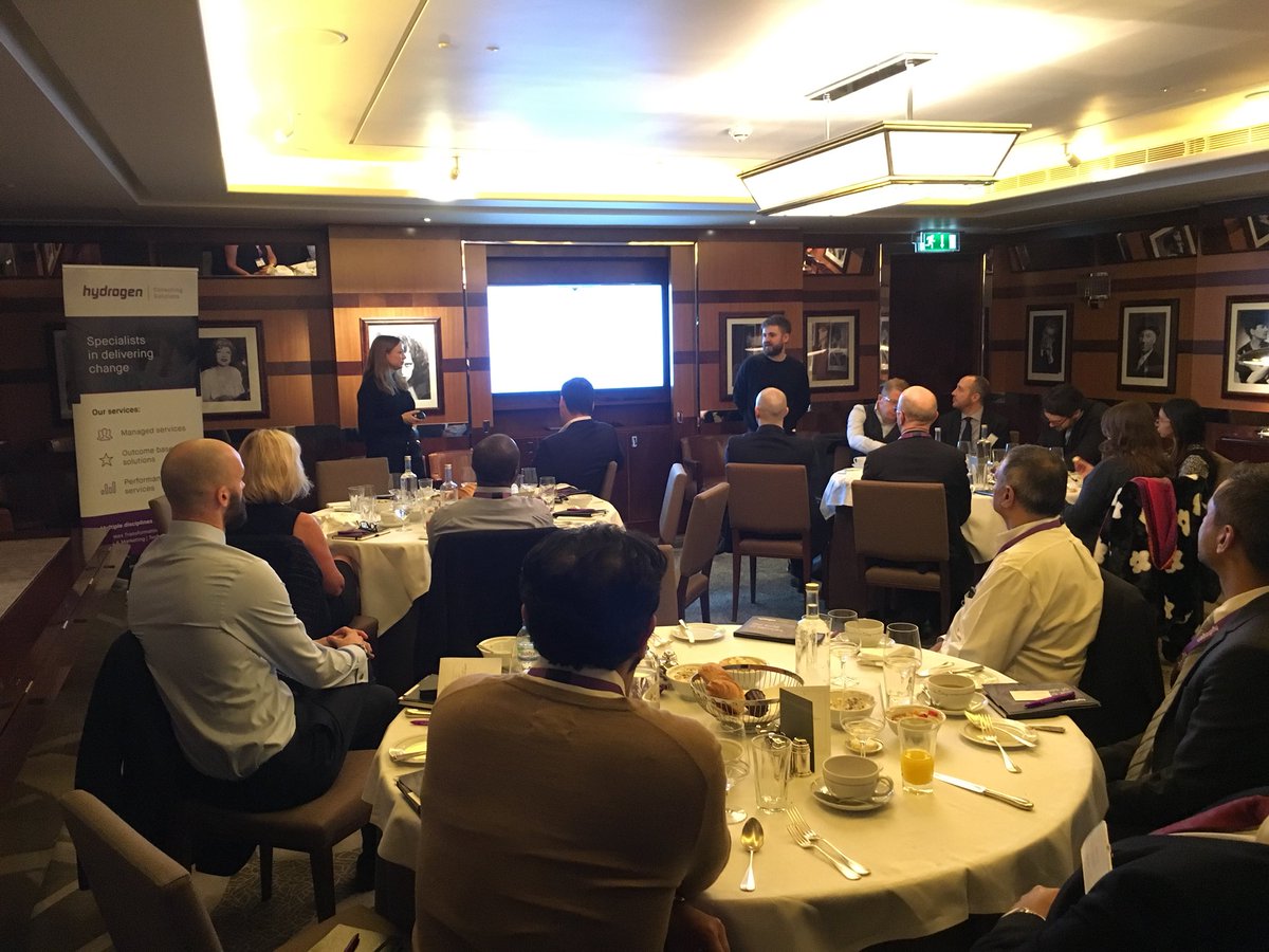HydrogenGroup's tweet photo. Natalie &amp; Callum from @pollen8_io dive into how companies embrace #disruption #ImplementInnovation https://t.co/AvrYo2bN66