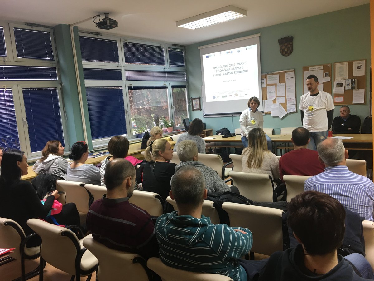 EveryoneSport4's tweet photo. Zahvaljujemo organizatorima, predavačima, pozvanim gostima te posebno najmlađim sudionicima te njihovim roditeljima na sudjelovanju na stručno-edukativnim radionicama u sklopu Erasmus+ projekta Change Your Mindset #Sport4Everyone. https://t.co/hnpGiRv2sX
