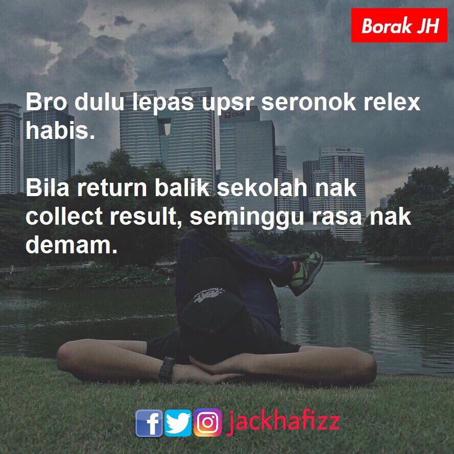 korang dulu cana?? 
.
anyway goodluck yang ambil result #upsr2017 esok 
.
dak-dak upsr je like 😄🎈
#borakJH