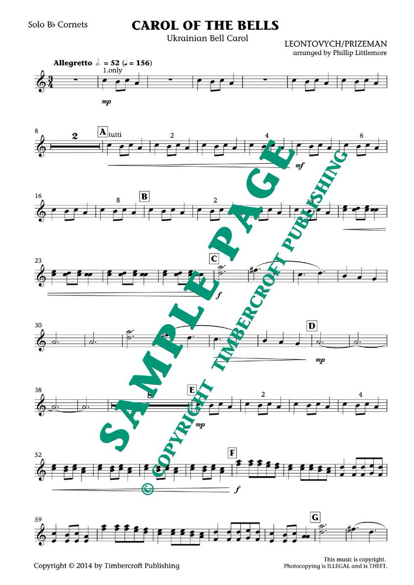 Timbercroft's tweet image. Looking for a last minute addition to your Christmas concert programme? Try this version of Carol of the Bells. This has become a popular festive favourite ever since John Williams put it in his score for the movie "Home Alone."  For info and audio clip bit.ly/1waaFZw