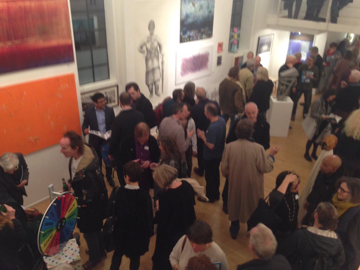 jobrownarts's tweet photo. Great PV TheCelloFactoryLondon last night @TheLondonGroup1 Open.#FrankBowling #DavidWiseman #JeffDellow Missed #PeggyCozzi #PatriciaVolk https://t.co/MuFjvVfYEk