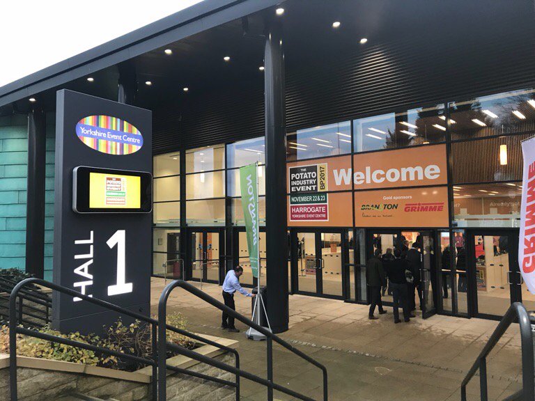 GYEventsCentre's tweet image. Welcome to all today’s visitors for @BP2017Harrogate!