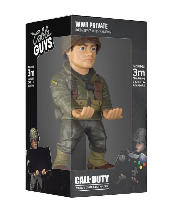 ExquisiteGamin's tweet photo. Call of Duty World War II Private Cable Guy is now available in Game Stores Nationwide! #cableguys #CODWW2 #CODWWII https://t.co/tu1UxGZcHb